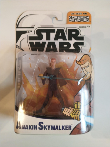 Anakin Skywalker - Star Wars The Clone Wars Cartoon Network (Usado)