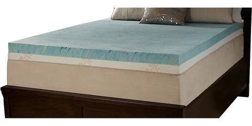 Comfort Essentials 4  Gel Memory Foam Topper, California Kin