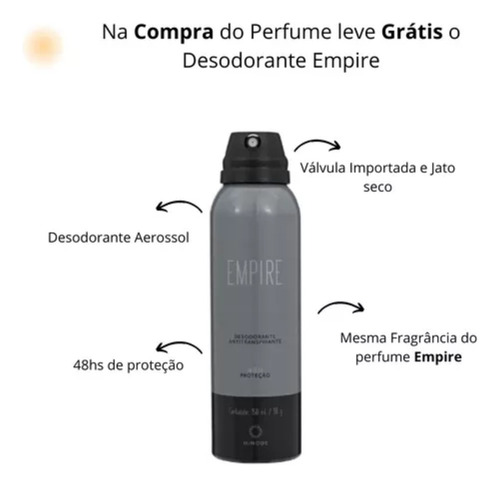 Empire Tradicional Hinode + Desodorante Aerossol Deo Colonia