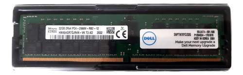 Memória Servidor Dell 32gb Ddr4-2666 Rdimm SNPTN78YC/32G