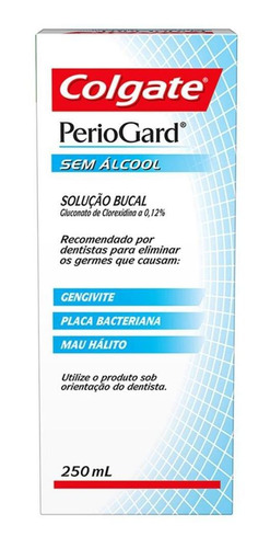 Enxaguante Antisséptico Bucal Colgate Periogard 250ml