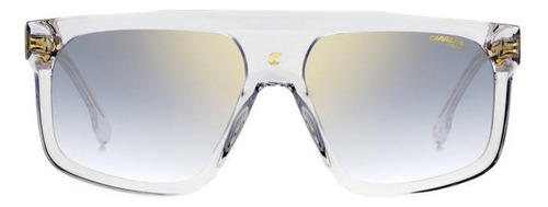 Lentes Solar Carrera 1061/s Colores Unisex Lente Blue Old Degraded Mirror Varilla 900 Crystal Armazón 900 Crystal