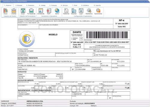 Sistema De Gestão Erp Emissor Nfe 4.0 Sat * Sem Mensalidade