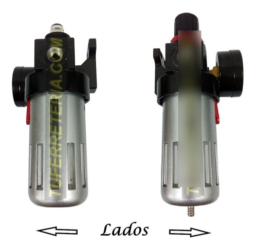 Imagen 4 de 6 de Unidad Filtro Aire Regulador Lubricador 3/8 Mf-3 Wufu