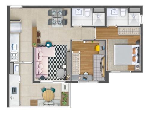 Imagem 15 de 16 de Apartamento À Venda No Bairro Butantã - São Paulo/sp - O-14644-24632