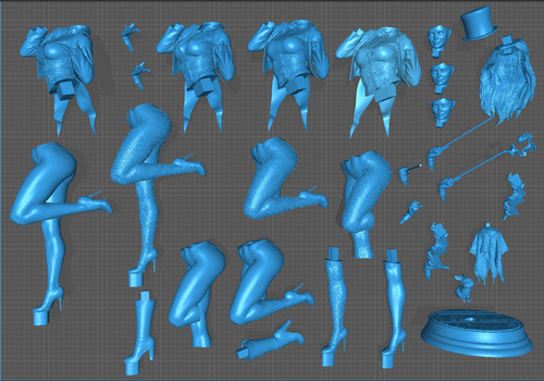 Zatanna A3d Archivo Para Impresión 3d
