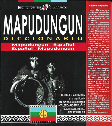 Diccionario  Mapudungun (mapuche-español / Español-mapuche)