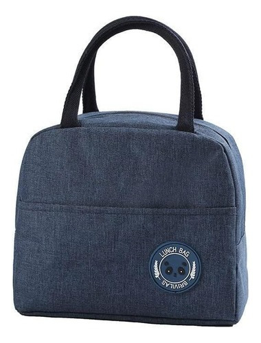 Bolsa Termica Lunch Bag Brivilas Marmita / Viagem - Azul