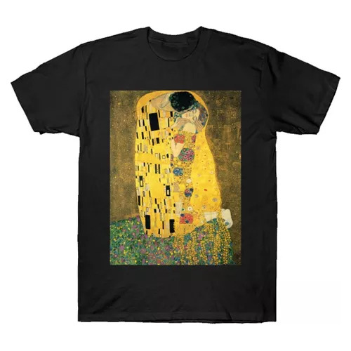 Remera Pintura Dorada Blk Oro Gustav Klimt Arte Unisex