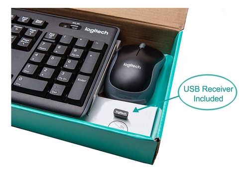 Teclado Y Mouse Logitech Inalambrico Mk270 Español