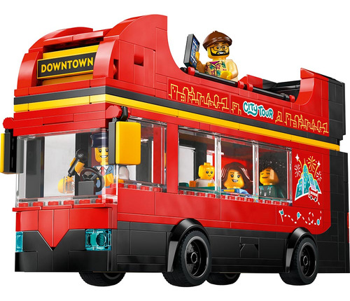 Lego Bus Turístico Rojo De Dos Plantas (60407)