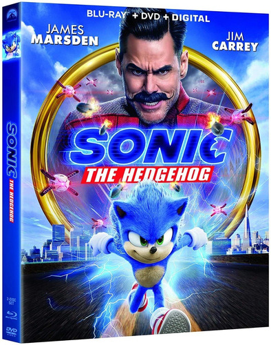 Sonic La Pelicula Jim Carrey Importada Blu-ray + Dvd