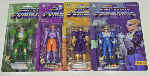 Captain Commando 4 Figuras 52toys Capitan Comando (Usado)