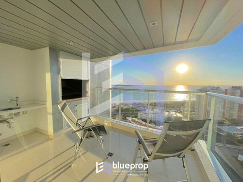 Imagen 6 de 20 de Apartamento En Venta En Piso Alto Con Vistas A Playa Mansa De Punta Del Este.