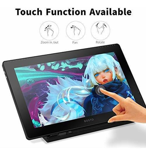 Tableta Dibujo 16hdt Pantalla 15.6 Monitor Grafico Soporte