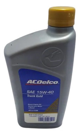 Aceite 15w40 Mineral Diesel Api Cj4 / Sm  Dual Acdelco 946ml