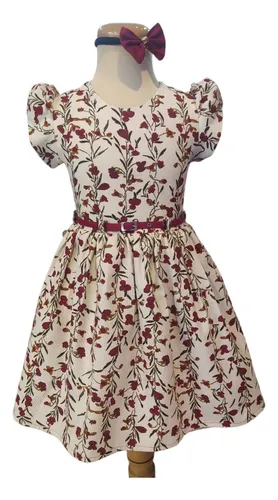 Vestido Casual Para Ni a De 6 8 A os MercadoLibre