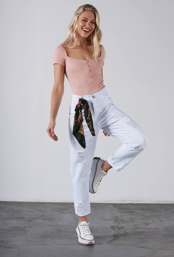 Imagen 4 de 9 de Jeans Mujer Denim Levanta Cola Elastizado Moda C3nitho