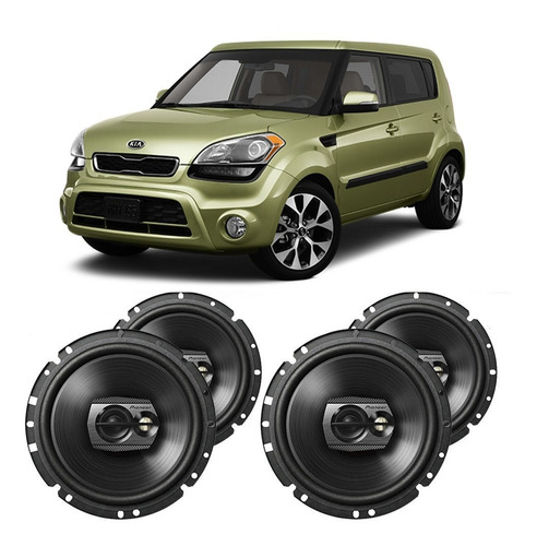 Alto Falante Kia Soul 2012 A 2014 Pioneer 200w Rms Kit