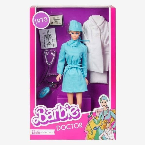 Imagem 2 de 8 de Barbie Signature 1973 Doctor Doll Repro Médica Collector