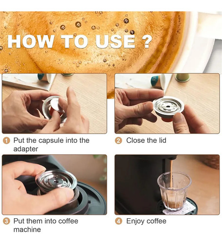 Acessórios De Filtro Reutilizáveis Para Cafeteira 80ml