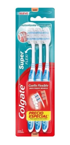 Cepillo Dental Colgate Super Flex 3 Pack