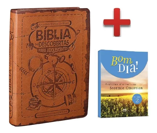 Bíblia Das Descobertas Luxo Ntlh + Livro Stormie Omartian Bíblia Das Descobertas Luxo Ntlh + Livro Stormie Omartian