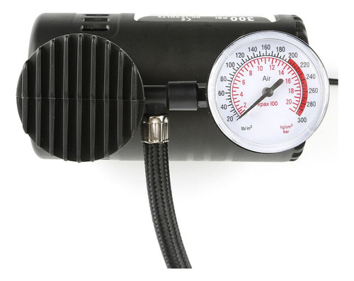Kit Compressor Ar Bomba Calibrar Pneus Roda Aro Libras Bar