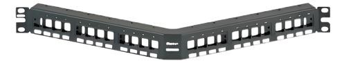 Panel De Parcheo Modular Angulado De 24 Puertos 1ur Panduit