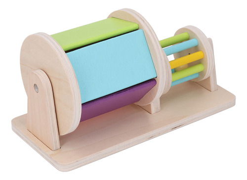 Tambor Rodante, De Madera, Color, Cognición Sensorial, Educa