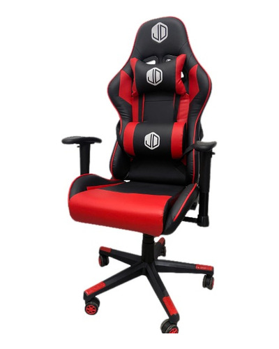 Silla De Escritorio Gamer Jd 515 Regulable Cuero Sintetico.*