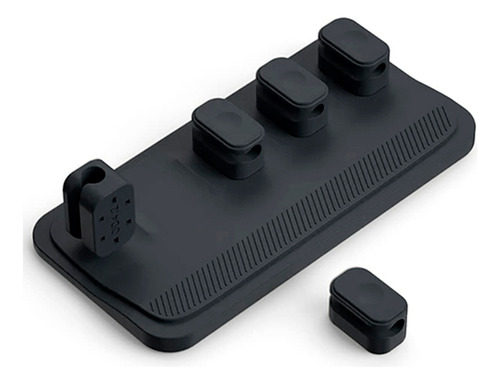 Soporte Con Clips Magnético Para Organizar Cables Escritorio