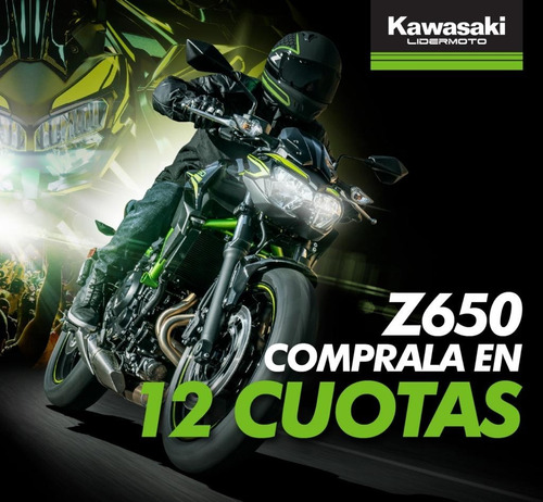 Kawasaki Z650- Z 650 Abs Lidermoto En Cuotas Sin Interés !
