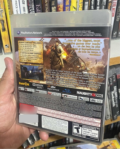 Uncharted 3 Dublado Port. Brasil Ps3 Original Fisica!! (Usado)