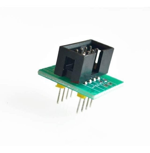 Pinça Clip Para Gravador Eeprom Soic8 Sop8 + 2 Adaptadores
