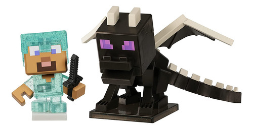 Treasure X Minecraft Caves Cliffs Ender Dragon. Personaje D