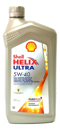 Aceite Motor 5w40 Full Sintético Shell Helix Ultra Original
