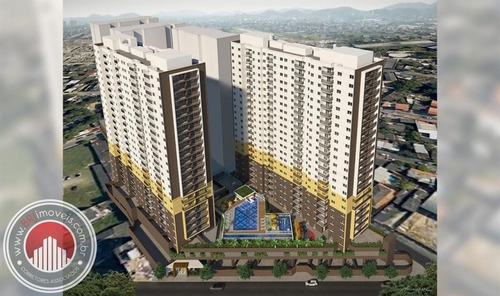 Imagem 2 de 15 de Apartamento 3 Quartos - Golden Clube Nova Iguaçu - Apartamento A Venda No Bairro Metrópole - Nova Iguaçu, Rj - Brj55012