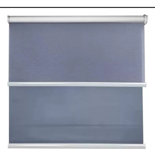 Cortina Roller Doble Paño Blackout Mas Visillo 160x200