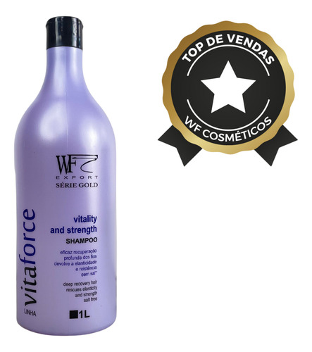 Shampoo De Salão Vitaforce Anti Queda Pós Progressiva Wf 1 L
