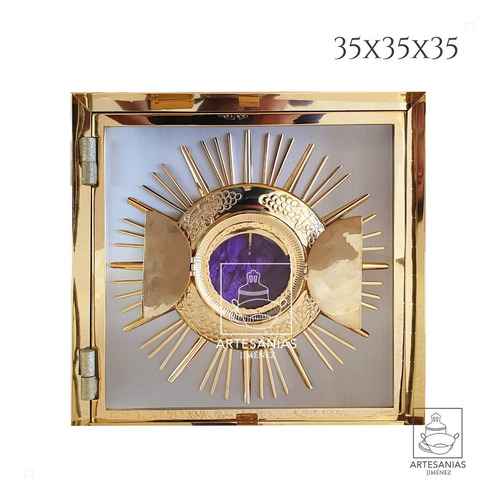 Imagen 4 de 7 de Sagrario O Tabernaculo Con Expositor De Santísimo 40 Cm