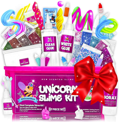 Unicornio Limo Kit Para Niñas Pcs Limo Haciendo Kit Y ...