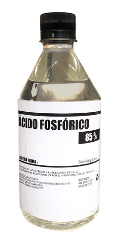 Acido Fosforico 85% 900g | Cerveza Artesanal Corrector De Ph