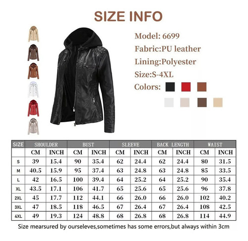 Chaqueta Casual Cuero Para Mujer, Abrigo Corto Para Mujer,w