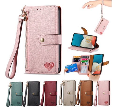 ~# Funda De Piel Tipo Cartera Para Teléfono Sharp Sense
