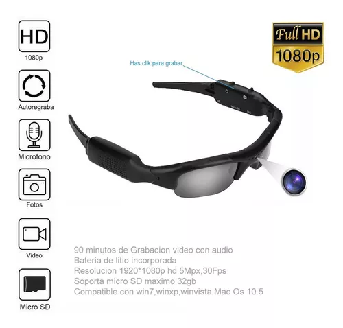 Cámara oculta en gafas ULTIMA UNIDAD