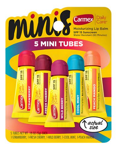 Bálsamo Labial Carmex Mini com 5 Unidades - G