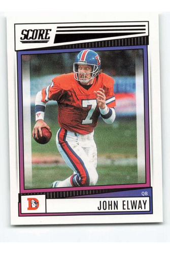 2022 Puntuación 83 John Elway Denver Broncos Tarjeta Colecci
