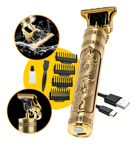 Maquina Acabamento E Cortar Cabelo Sem Fio Daling Dl-1073a