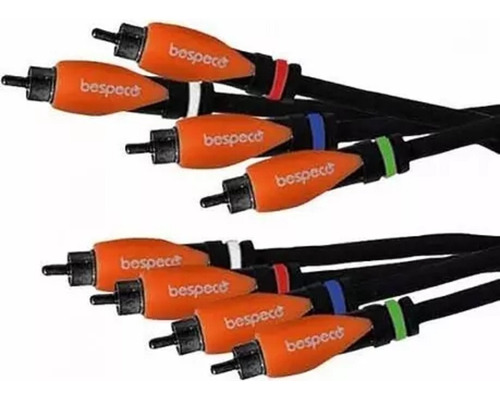 Bespeco Rca 4 A 4 Rca Estereo Cable 1,80 Mts Sl4r180 Nuevo